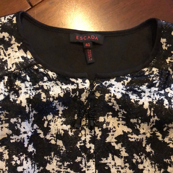 Escada Blouse Sparkle Houndstooth - Picture 5 of 11